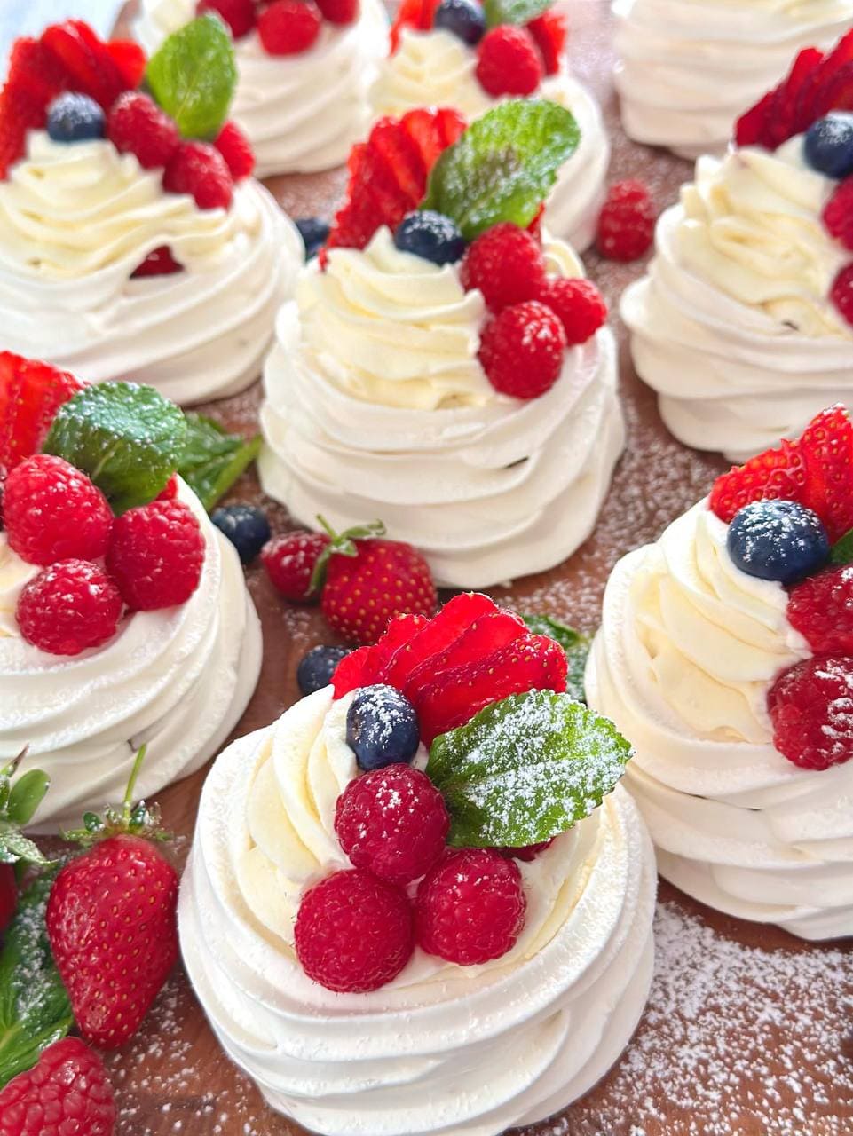 Mini Pavlova Einfach Schnell K Stlich Omas Rezepte