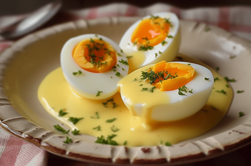 Eier in Senfsoße - Omas Rezept und kulinarisches Erbe – Omas Rezepte