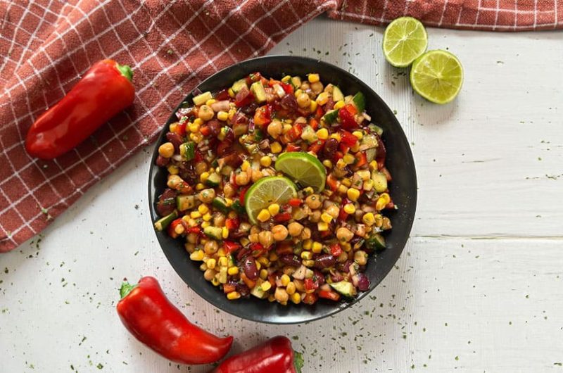 Mexikanischer Salat - schnelles 10-Minuten-Rezept