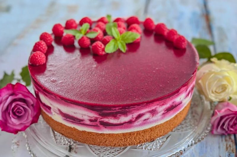 Himbeer-Joghurt-Torte mit Geheimzutat