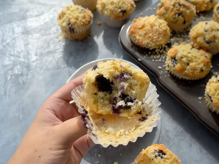 muffin mit blaubeeren rezept