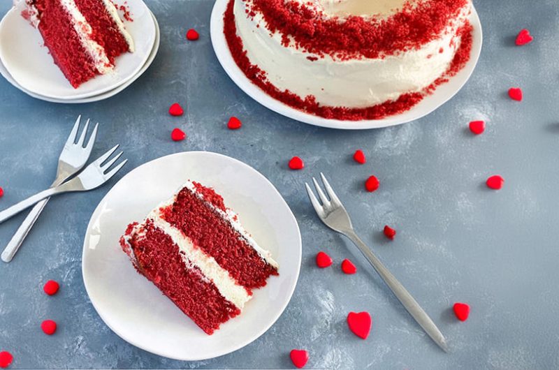 Red Velvet Cake - BESTES Rezept mit Geheimzutat