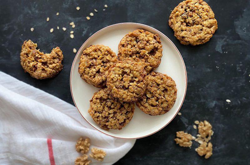 Haferflockenkekse ohne Zucker - SO gesund & einfach